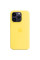 Чехол Silicone case (AAA) full with Magsafe для Apple iPhone 14 Pro (6.1) - Желтый / Canary Yellow