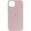 Чохол Silicone case (AAA) full with Magsafe для Apple iPhone 14 Pro Max (6.7) - Рожевий / Chalk Pink