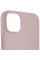 Чехол Silicone case (AAA) full with Magsafe для Apple iPhone 14 Pro Max (6.7) - Розовый / Chalk Pink