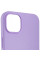 Чехол Silicone case (AAA) full with Magsafe для Apple iPhone 14 Pro Max (6.7) - Сиреневый / Lilac - фото