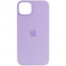 Чехол Silicone case (AAA) full with Magsafe для Apple iPhone 14 Pro Max (6.7) - Сиреневый / Lilac