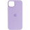 Чехол Silicone case (AAA) full with Magsafe для Apple iPhone 14 Pro Max (6.7) - Сиреневый / Lilac