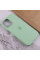 Чохол Silicone case (AAA) full with Magsafe and Animation для Apple iPhone 12 Pro / 12 (6.1) - Зелений / Pistachio - фото