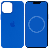 Чехол Silicone case (AAA) full with Magsafe and Animation для Apple iPhone 12 Pro / 12 (6.1) - Синий / Capri Blue