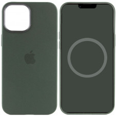 Чохол Silicone case (AAA) full with Magsafe and Animation для Apple iPhone 12 Pro Max (6.7) - Зелений / Cyprus Green