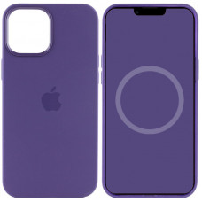 Чехол Silicone case (AAA) full with Magsafe and Animation для Apple iPhone 12 Pro Max (6.7) - Фиолетовый / Amethyst