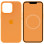 Чехол Silicone case (AAA) full with Magsafe and Animation для Apple iPhone 13 Pro Max (6.7) - Оранжевый / Marigold