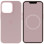 Чехол Silicone case (AAA) full with Magsafe and Animation для Apple iPhone 13 Pro Max (6.7) - Розовый / Chalk Pink