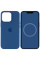 Чохол Silicone case (AAA) full with Magsafe and Animation для Apple iPhone 13 Pro Max (6.7) - Синій / Blue Jay