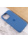 Чохол Silicone case (AAA) full with Magsafe and Animation для Apple iPhone 13 Pro Max (6.7) - Синій / Blue Jay