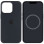 Чехол Silicone case (AAA) full with Magsafe and Animation для Apple iPhone 13 Pro Max (6.7) - Черный / Midnight