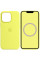 Чохол Silicone case (AAA) full with Magsafe and Animation для Apple iPhone 13 Pro Max (6.7) - Жовтий / Lemon Zest - фото