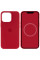 Чохол Silicone case (AAA) full with Magsafe and Animation для Apple iPhone 13 Pro (6.1) - Червоний / Red - фото