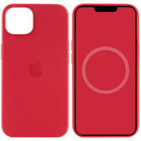 Чохол Silicone case (AAA) full with Magsafe and Animation для Apple iPhone 13 (6.1) - Червоний / Red