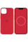 Чехол Silicone case (AAA) full with Magsafe and Animation для Apple iPhone 13 (6.1) - Красный / Red