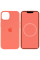 Чохол Silicone case (AAA) full with Magsafe and Animation для Apple iPhone 13 (6.1) - Рожевий / Pink Pomelo - фото