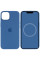 Чехол Silicone case (AAA) full with Magsafe and Animation для Apple iPhone 13 (6.1) - Синий / Blue Jay