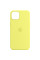 Чехол Silicone case (AAA) full with Magsafe and Animation для Apple iPhone 13 (6.1) - Желтый / Lemon Zest - фото