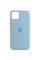 Чехол Silicone case (AAA) full with Magsafe and Animation для Apple iPhone 13 (6.1) - Голубой / Blue Fog - фото