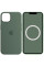 Чехол Silicone case (AAA) full with Magsafe and Animation для Apple iPhone 13 (6.1) - Зеленый / Eucalyptus