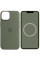 Чехол Silicone case (AAA) full with Magsafe and Animation для Apple iPhone 14 Pro (6.1) - Зеленый / Olive