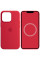 Чехол Silicone case (AAA) full with Magsafe and Animation для Apple iPhone 14 Pro (6.1) - Красный / Red - фото