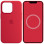 Чехол Silicone case (AAA) full with Magsafe and Animation для Apple iPhone 14 Pro (6.1) - Красный / Red