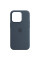 Чохол Silicone case (AAA) full with Magsafe and Animation для Apple iPhone 14 Pro (6.1) - Синій / Storm Blue - фото