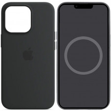 Чехол Silicone case (AAA) full with Magsafe and Animation для Apple iPhone 14 Pro (6.1) - Черный / Midnight