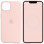 Чохол Silicone case (AAA) full with Magsafe and Animation для Apple iPhone 14 (6.1) - Рожевий / Chalk Pink