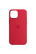 Чехол Silicone case (AAA) full with Magsafe and Animation для Apple iPhone 14 (6.1) - Красный / Red - фото