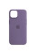 Чехол Silicone case (AAA) full with Magsafe and Animation для Apple iPhone 14 (6.1) - Фиолетовый / Iris - фото