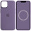 Чохол Silicone case (AAA) full with Magsafe and Animation для Apple iPhone 14 (6.1) - Фіолетовий / Iris