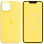 Чехол Silicone case (AAA) full with Magsafe and Animation для Apple iPhone 14 (6.1) - Желтый / Canary Yellow