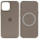 Чехол Silicone case (AAA) full with Magsafe and Animation для Apple iPhone 15 (6.1) - Коричневый / Clay