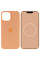 Чохол Silicone case (AAA) full with Magsafe and Animation для Apple iPhone 15 (6.1) - Помаранчевий / Orange Sorbet - фото