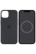 Чехол Silicone case (AAA) full with Magsafe and Animation для Apple iPhone 15 (6.1) - Черный / Black