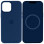 Чехол Silicone case (AAA) full with Magsafe and Animation для Apple iPhone 15 (6.1) - Синий / Storm Blue