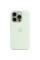 Чохол Silicone case (AAA) full with Magsafe and Animation для Apple iPhone 15 Pro (6.1) - М'ятний / Soft Mint - фото