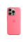 Чехол Silicone case (AAA) full with Magsafe and Animation для Apple iPhone 15 Pro (6.1) - Розовый / Pink - фото