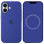 Чехол Silicone case (AAA) full with Magsafe and Animation для Apple iPhone 16 (6.1) - Ultramarine