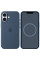 Чехол Silicone case (AAA) full with Magsafe and Animation для Apple iPhone 16 (6.1) - Denim - фото