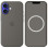 Чехол Silicone case (AAA) full with Magsafe and Animation для Apple iPhone 16 (6.1) - Stone Grey