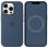 Чехол Silicone case (AAA) full with Magsafe and Animation для Apple iPhone 16 Pro (6.3) - Denim