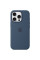 Чехол Silicone case (AAA) full with Magsafe and Animation для Apple iPhone 16 Pro (6.3) - Denim - фото