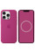 Чехол Silicone case (AAA) full with Magsafe and Animation для Apple iPhone 16 Pro (6.3) - Fuchsia - фото