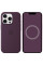 Чехол Silicone case (AAA) full with Magsafe and Animation для Apple iPhone 16 Pro (6.3) - Plum - фото