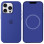 Чехол Silicone case (AAA) full with Magsafe and Animation для Apple iPhone 16 Pro (6.3) - Ultramarine