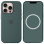 Чехол Silicone case (AAA) full with Magsafe and Animation для Apple iPhone 16 Pro (6.3) - Lake Green