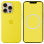 Чехол Silicone case (AAA) full with Magsafe and Animation для Apple iPhone 16 Pro (6.3) - Star Fruit